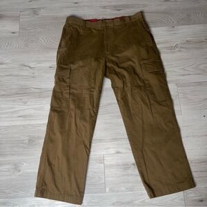 Dockers Cargo Pants Relaxed Fit 36x30 Utility Workwear Casual Preppy Khaki Smart
